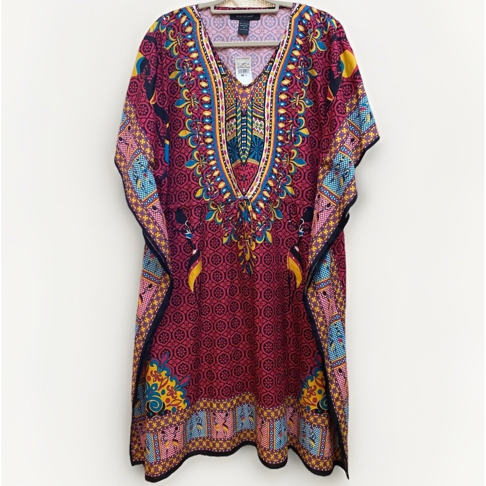 Women's Dashiki African Caftan‎ Dress Hippie Boho Maxi Ethnic Outfit XL